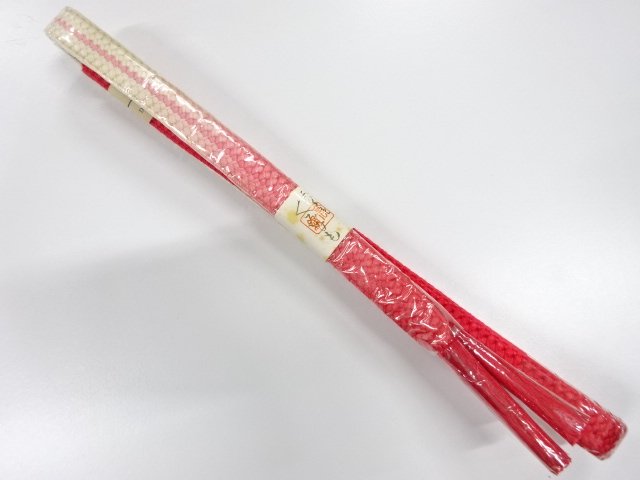 未使用品　正絹　手組帯締め